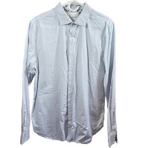 Denim & Flower Ricky Singh Shirt Mens Button Up Long Sleeve Diamonds Large